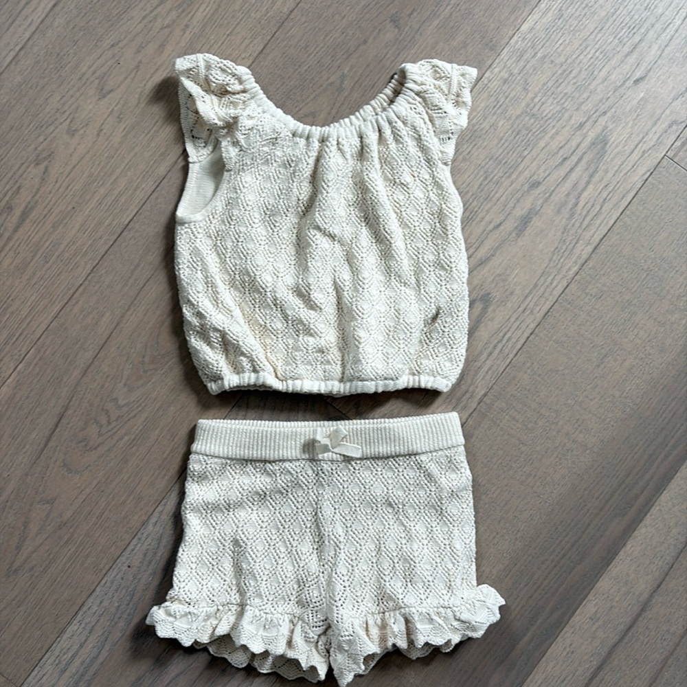 Janie and Jack knit set